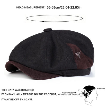 Newsboy Caps Men British Painters Hats