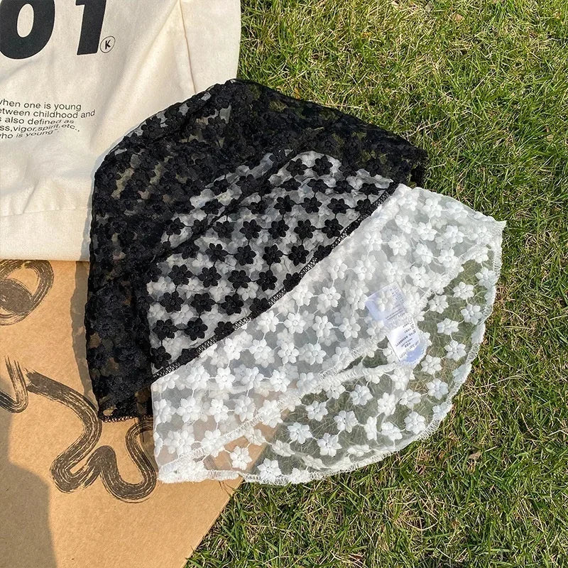 Lace Fashion Summer Breathable Shade Sun Bucket Hat