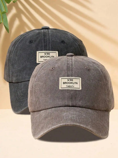 Unisex Washed Denim Baseball Cap Adjustable Casual Hat