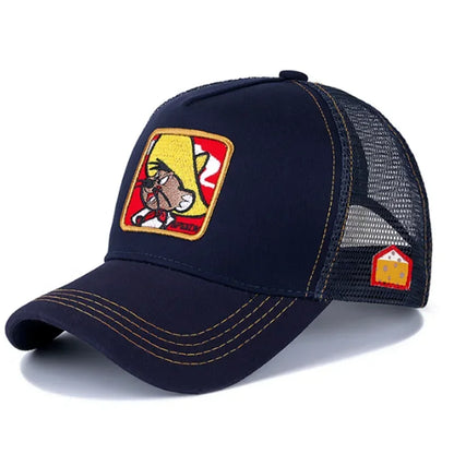 Unisex Anime Cartoon Cap High Quality Patch Draw Baseball Cap Men