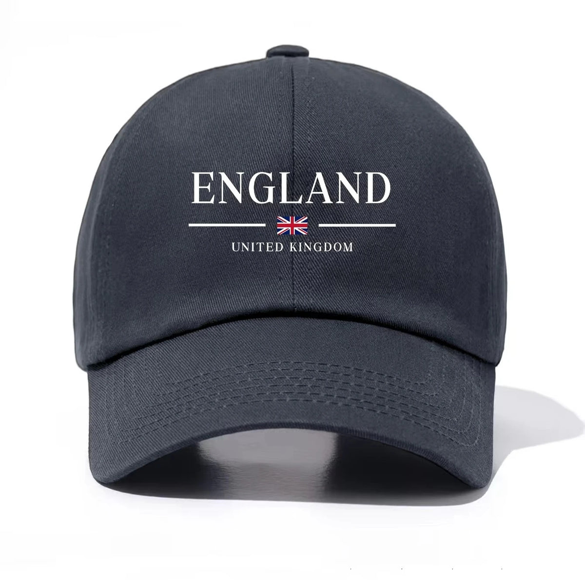 Fashion Casual England Print Baseball Cap Adult Child Minimalist Retro Style Casual Soft Adjustable Perfect As Gift Baseball Cap