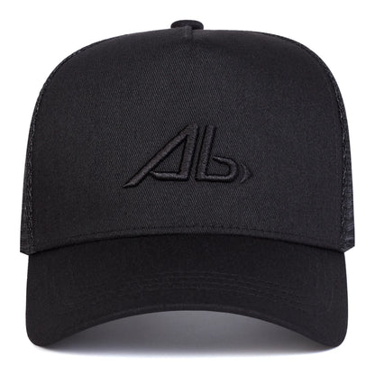 Unisex AB Letter Embroidery Baseball Net Caps