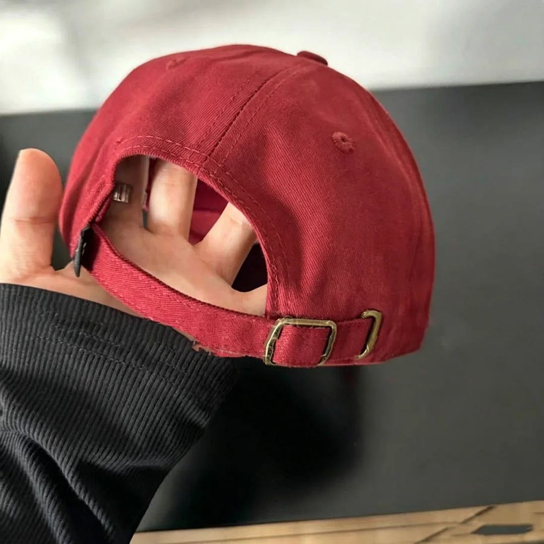 Korean Letter Embroidery Baseball Cap