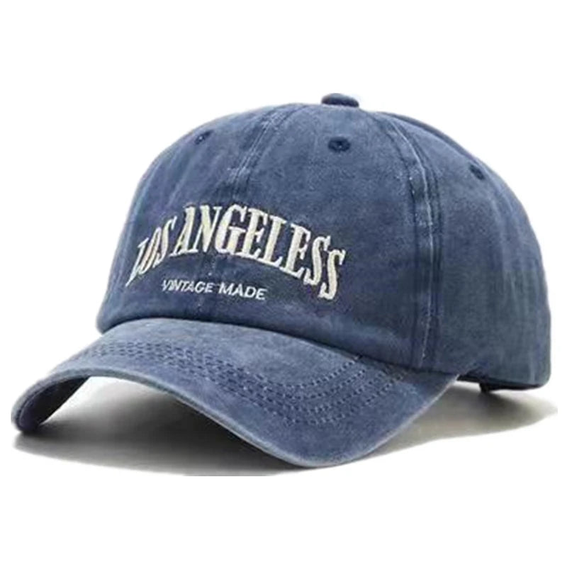Fashion Cotton Cap For Women Letter Embroidery Kpop Baseball Cap
