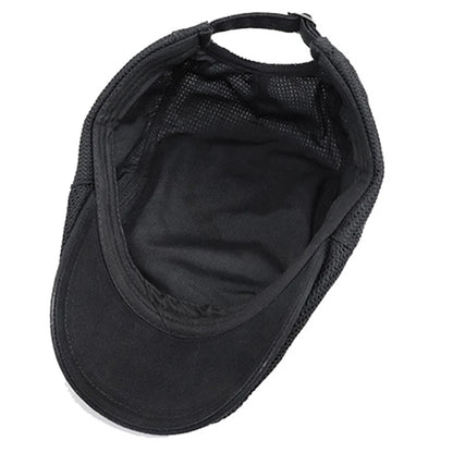 Mesh Breathable Beret Thin Section Sunscreen Sun Hat Cabbie Flat Cap