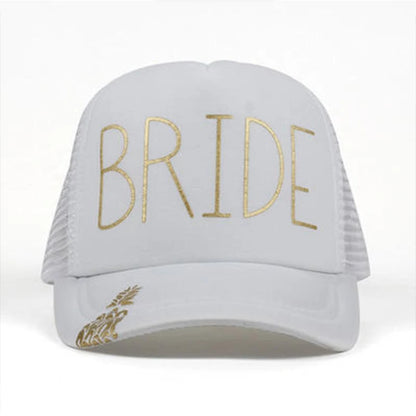 Unisex Casual Baseball Cap Sports Snapback Golf Hat Squad Bride Printing Hip Hop Hats