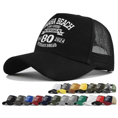 Spring Summer Printed Mesh Breathable Baseball Cap