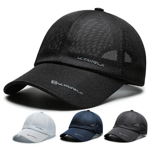 Mesh Baseball Cap Men Women Breathable Dad Hat Bone Outdoor Camo Hip Hop Caps