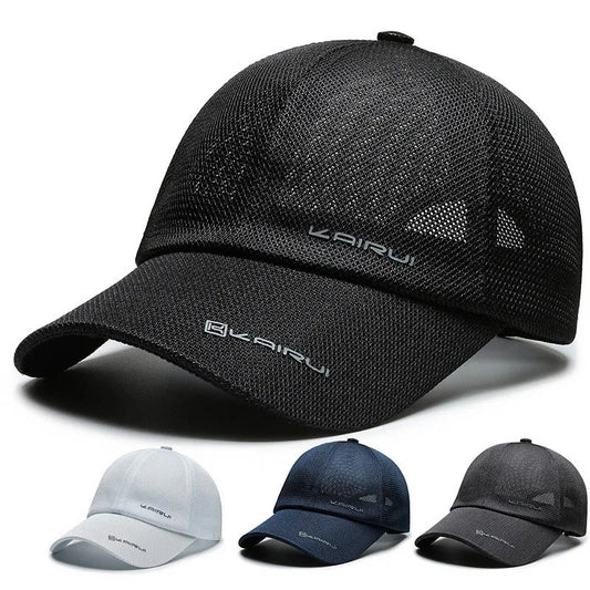 Mesh Baseball Cap Men Women Breathable Dad Hat Bone Outdoor Camo Hip Hop Caps