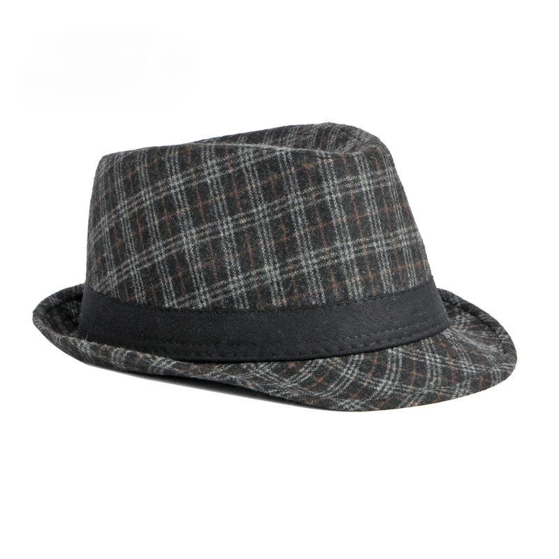 New Woolen Jazz Hat In Spring Autumn And Winter Men