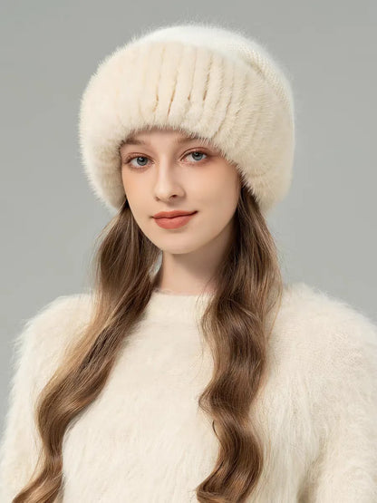 Luxury Women's Winter Wool Beanie Hat