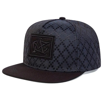 Unisex CA Letter Embroidery Hip Hop Hats Spring and Autumn Outdoor Adjustable Casual Sunscreen Hat