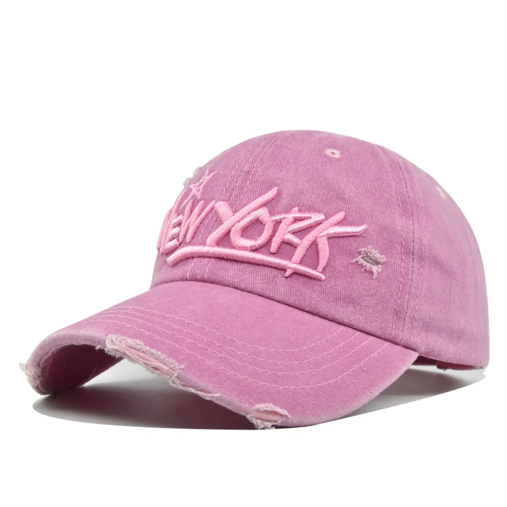 Y2K Style 3D Embroidery Baseball Cap Unisex Outdoor