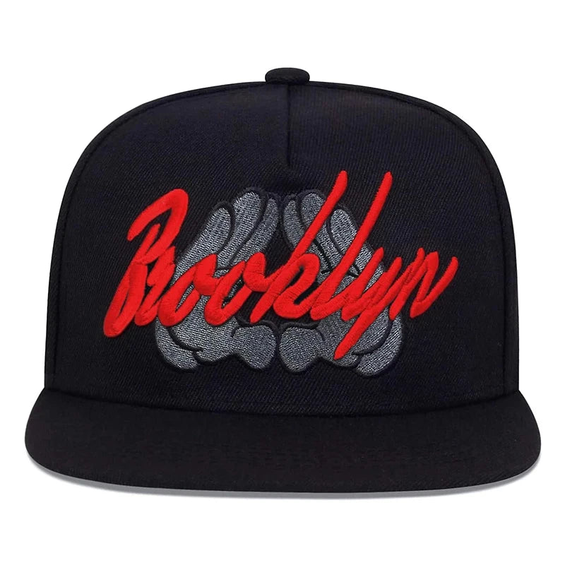 Fashion Brooklyn Embroidery Snapback Cap Hip Hop