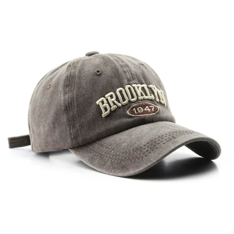 Retro Letter Baseball Cap For Women