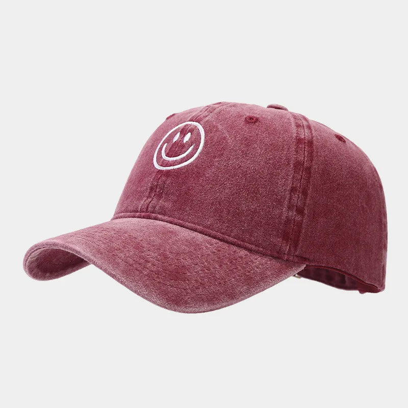 Washed Cotton Baseball Caps Women Men