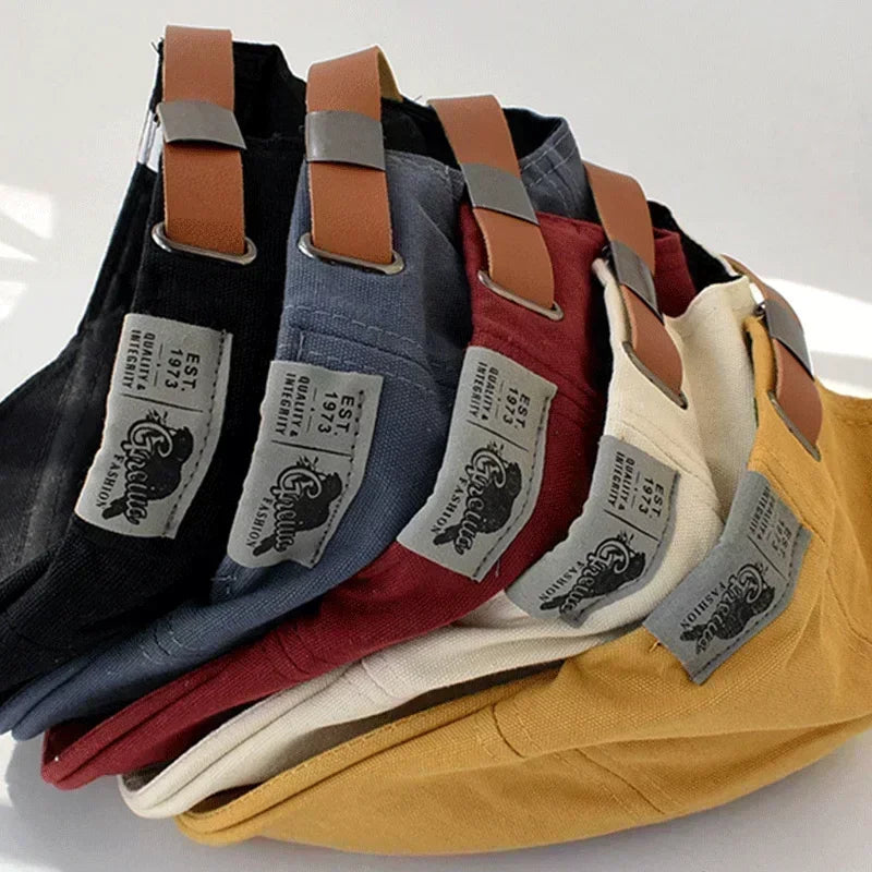 Cotton Peaky Baseball Caps For Men Hats Berets British Western Style Ivy Cap
