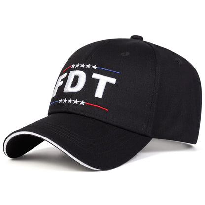 Unisex FDT Letter Embroidery Baseball Caps Spring Autumn