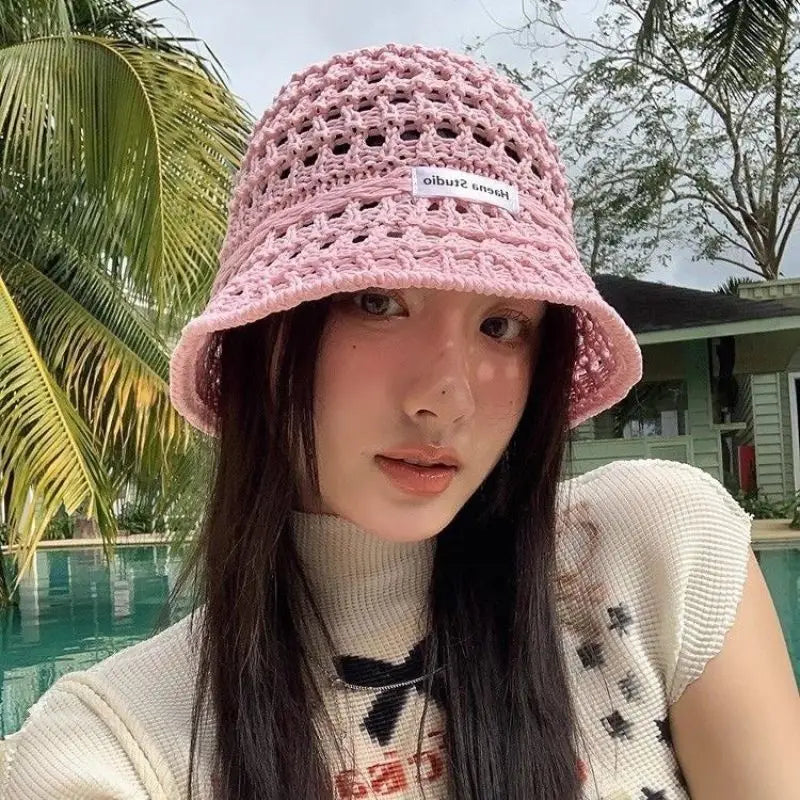 Solid Color Sunscreen Cap Basin Cap Summer Sun Hat