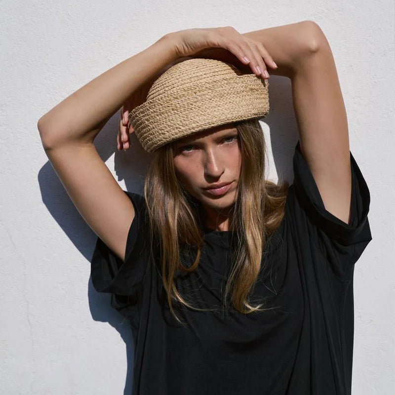 New Summer British Retro Artistic Painter Berets Pillbox Hat