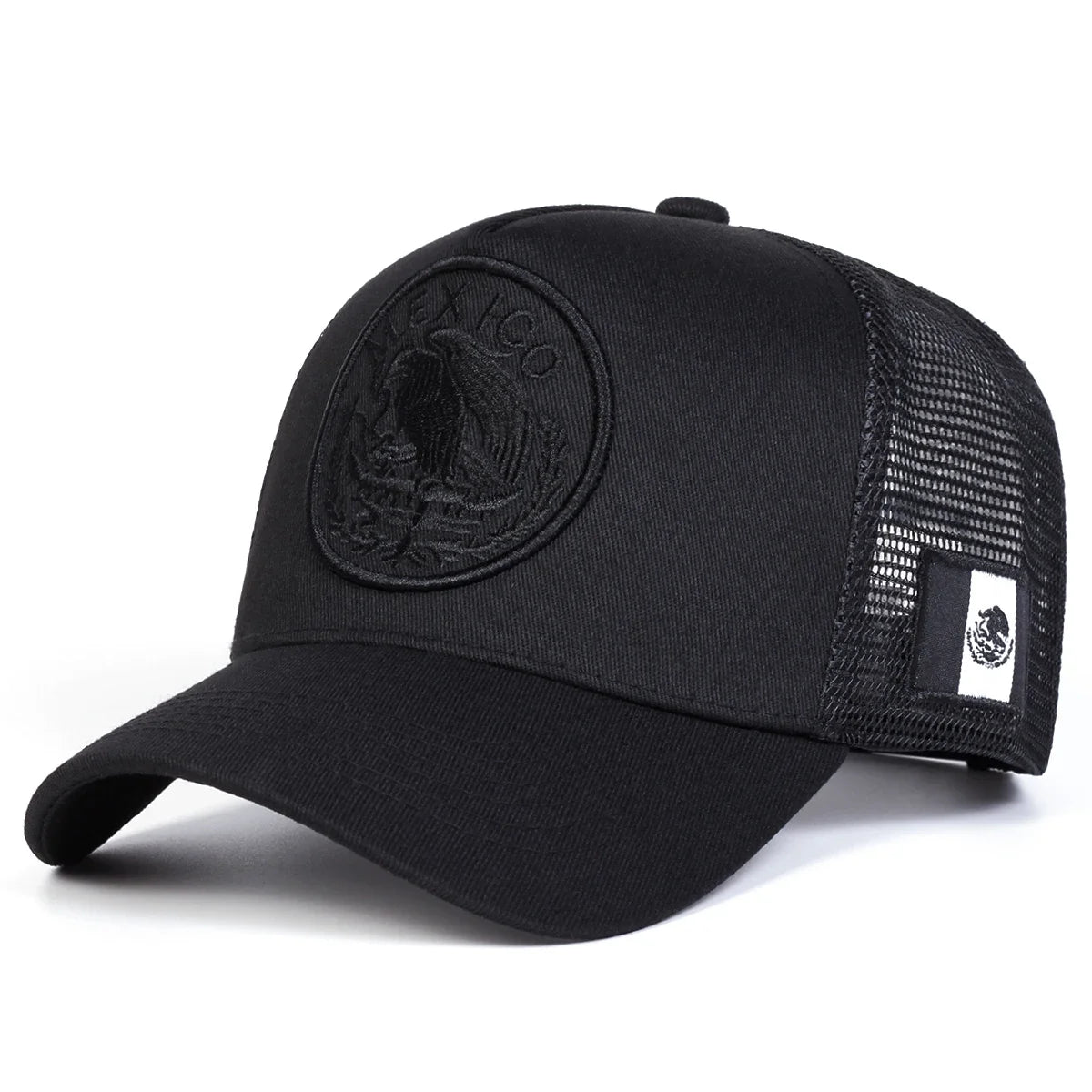 Unisex Mexican Flag Embroidery Baseball Net Caps Spring Summer