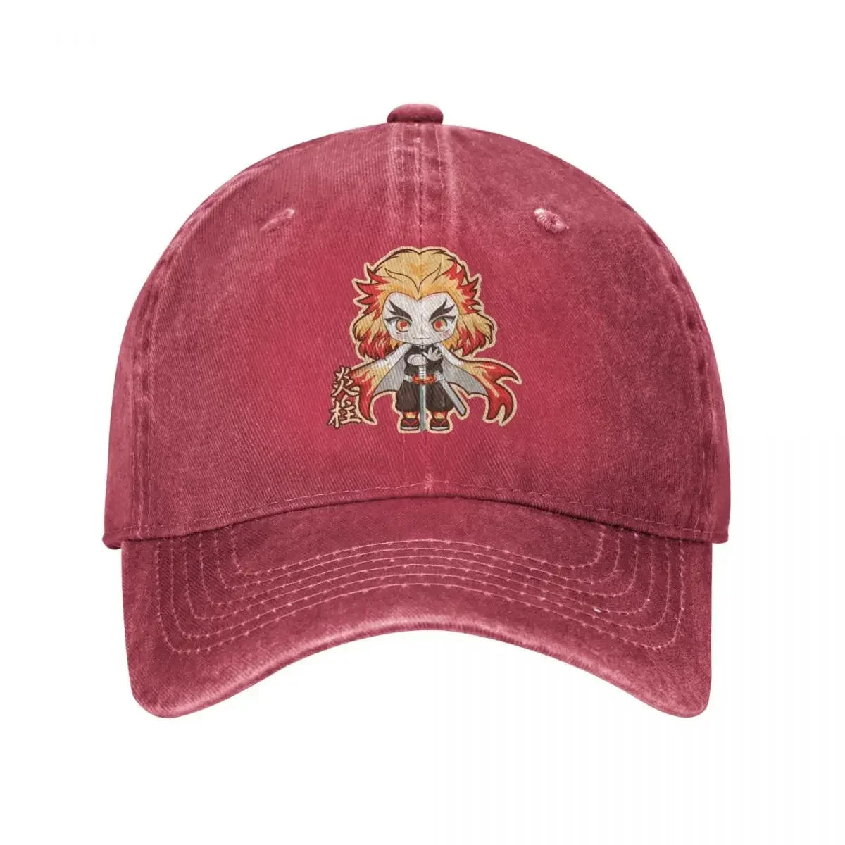 Cute Kyojuro Rengoku Baseball Caps Distressed
