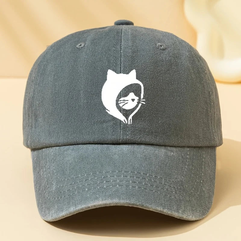 Cat Printed Baseball Caps making them perfect for outdoor sports, camping, and casual wear