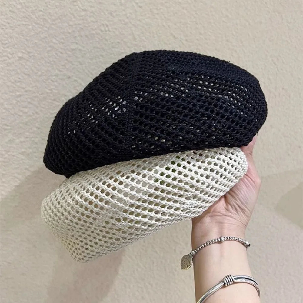 French Style Straw Berets Summer Anti-UV Sunscreen Hat