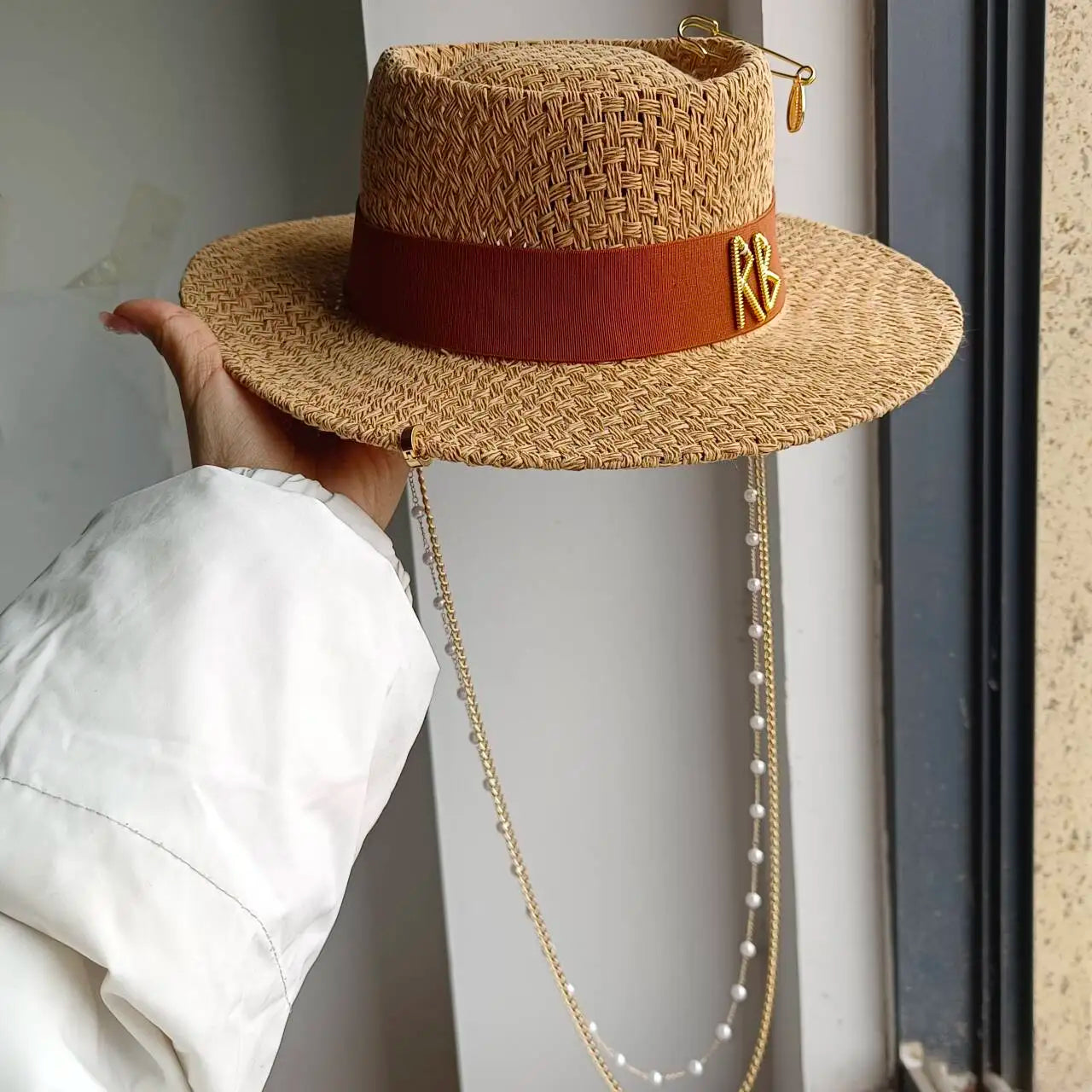 Flat Top Sun Hat 2026 Delicate Weaving Straw Hat Summer Straw Hat