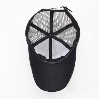 Casual Wide Brim Mesh Baseball Cap Breathable Adjustable