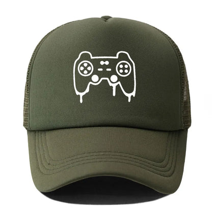 Game Console Printed Baseball Cap