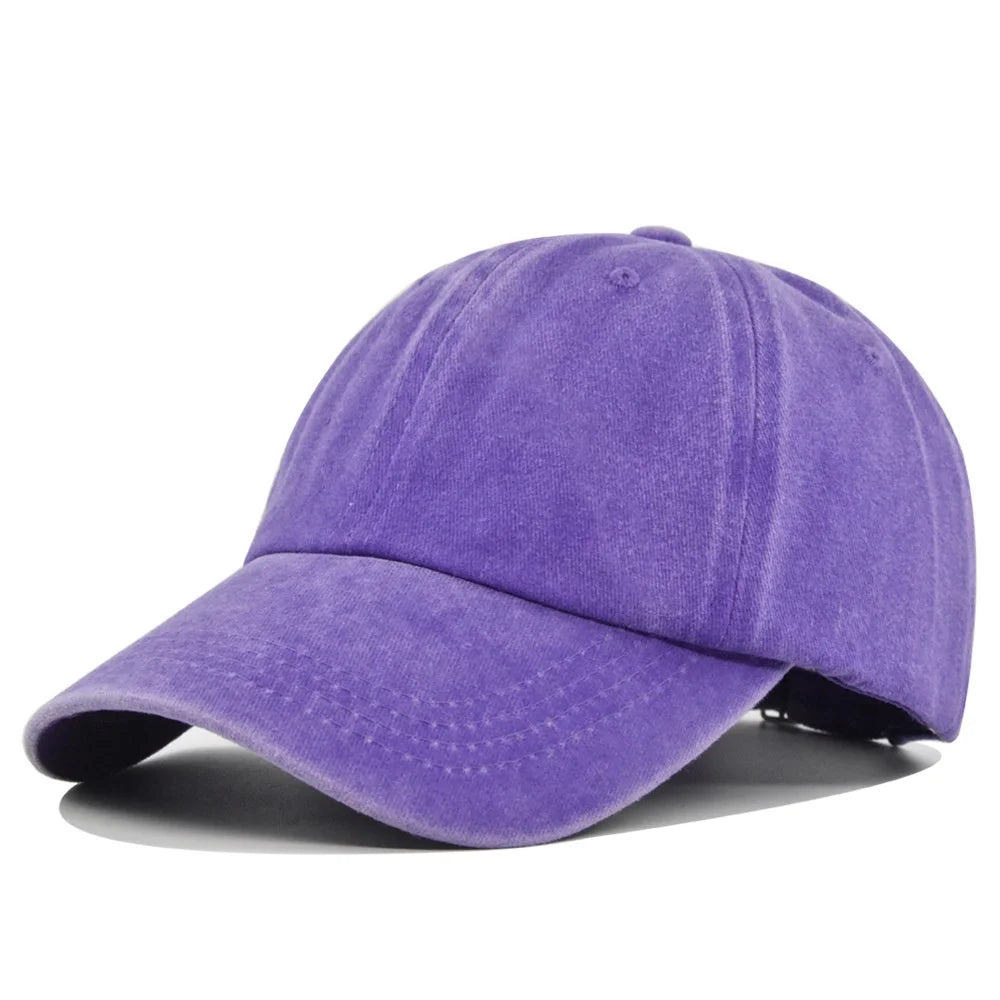Unisex Baseball Cap Washed Hat Men Women