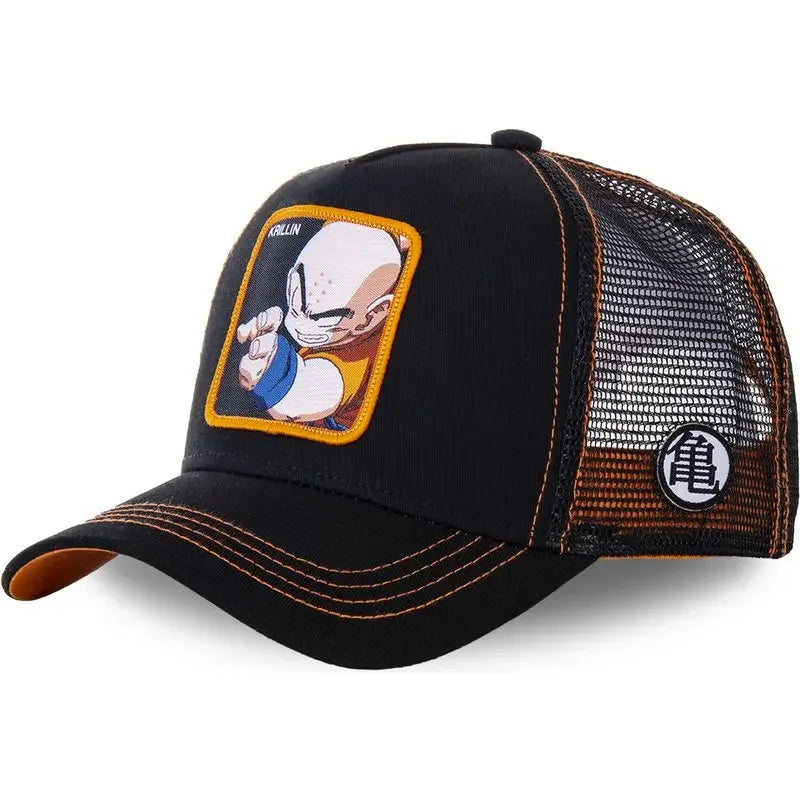 Dragon Ball Son Goku Cap Summer Travel Peaked Cap Men's Embroidery Hip-Hop Cap