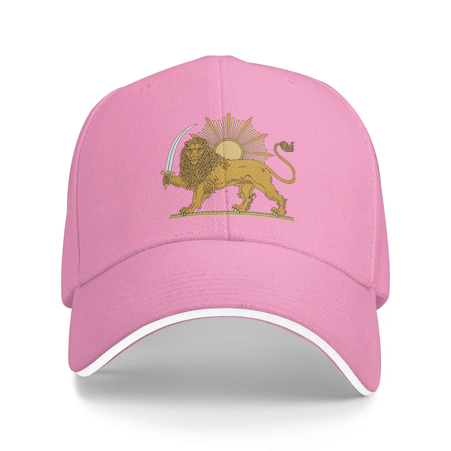 Summer Lion And Sun Persian Emblem Baseball Cap