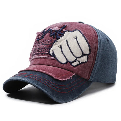 Vintage Washed Baseball Cap Adjustable Casual Sports Cap