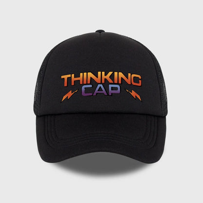 Thinking Cap Printed Mesh Baseball Cap Outdoor Mesh Baseball Cap