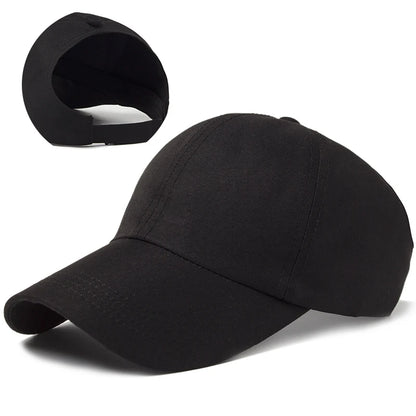 Women's High Ponytail Baseball Cap Summer