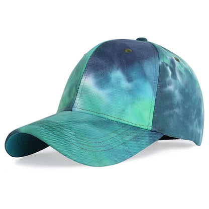 Tie-dye Baseball Cap Unisex Hat Outdoor Sports Shade Golf Cap