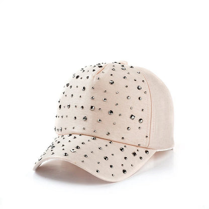 Rhinestone Adjustable Baseball Cap Trucker Cap Men