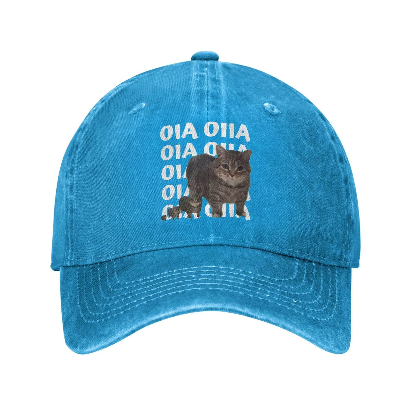 Spinning Cat Meme Men Women Baseball Caps