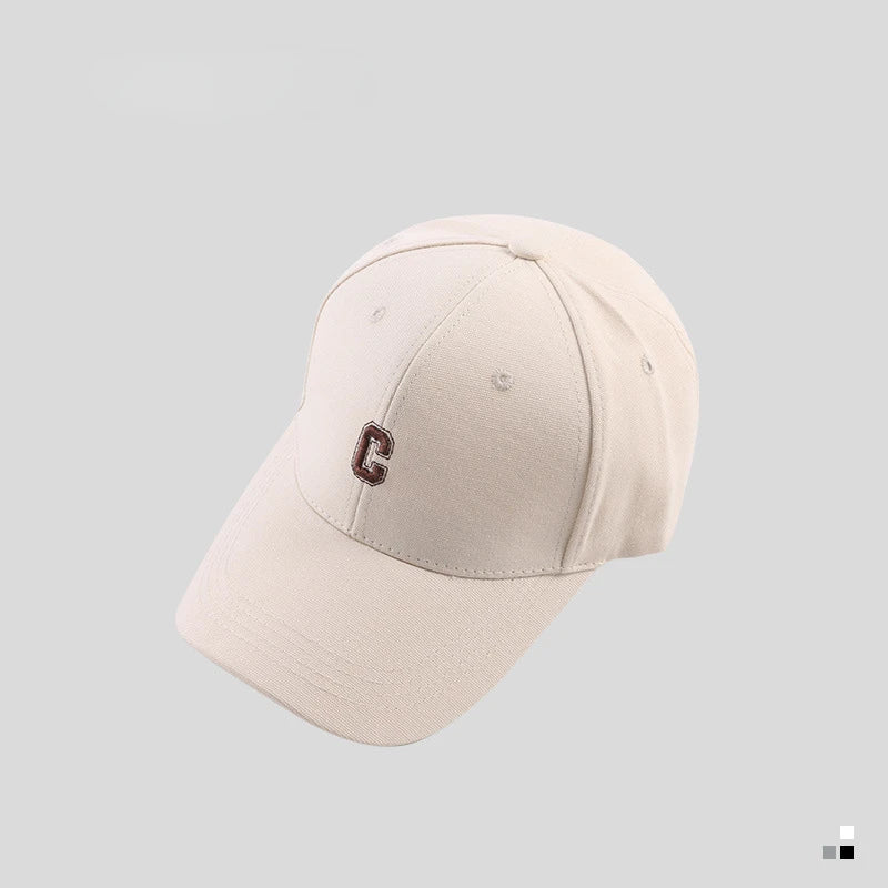 Hard-Top C Letter Baseball Cap Men Women's