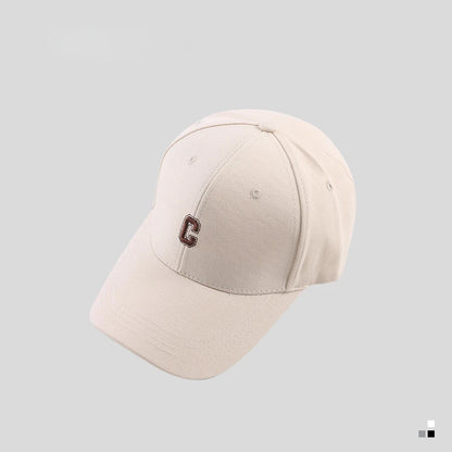Hard-Top C Letter Baseball Cap Men Women's