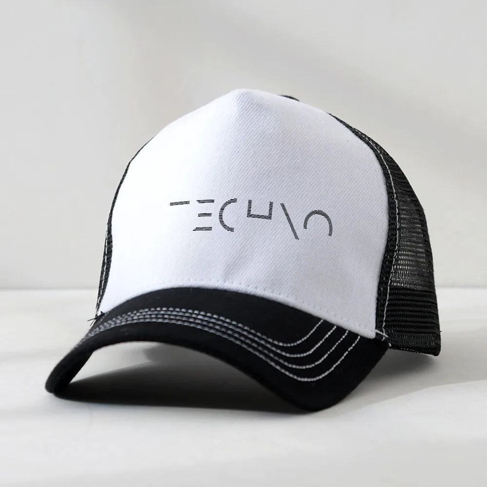 Techno Music Minimalist Design Baseball Cap