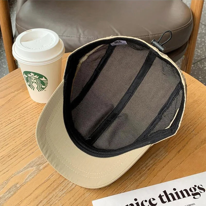Summer Thin Quick-drying Baseball Cap Short-brimmed Outdoor