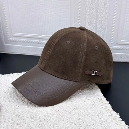 Baseball Cap Suede Women Men Hat