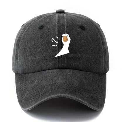 Cute Duck Pattern Printed Baseball Hat Outdoor Sunscreen Sports Leisure Travel