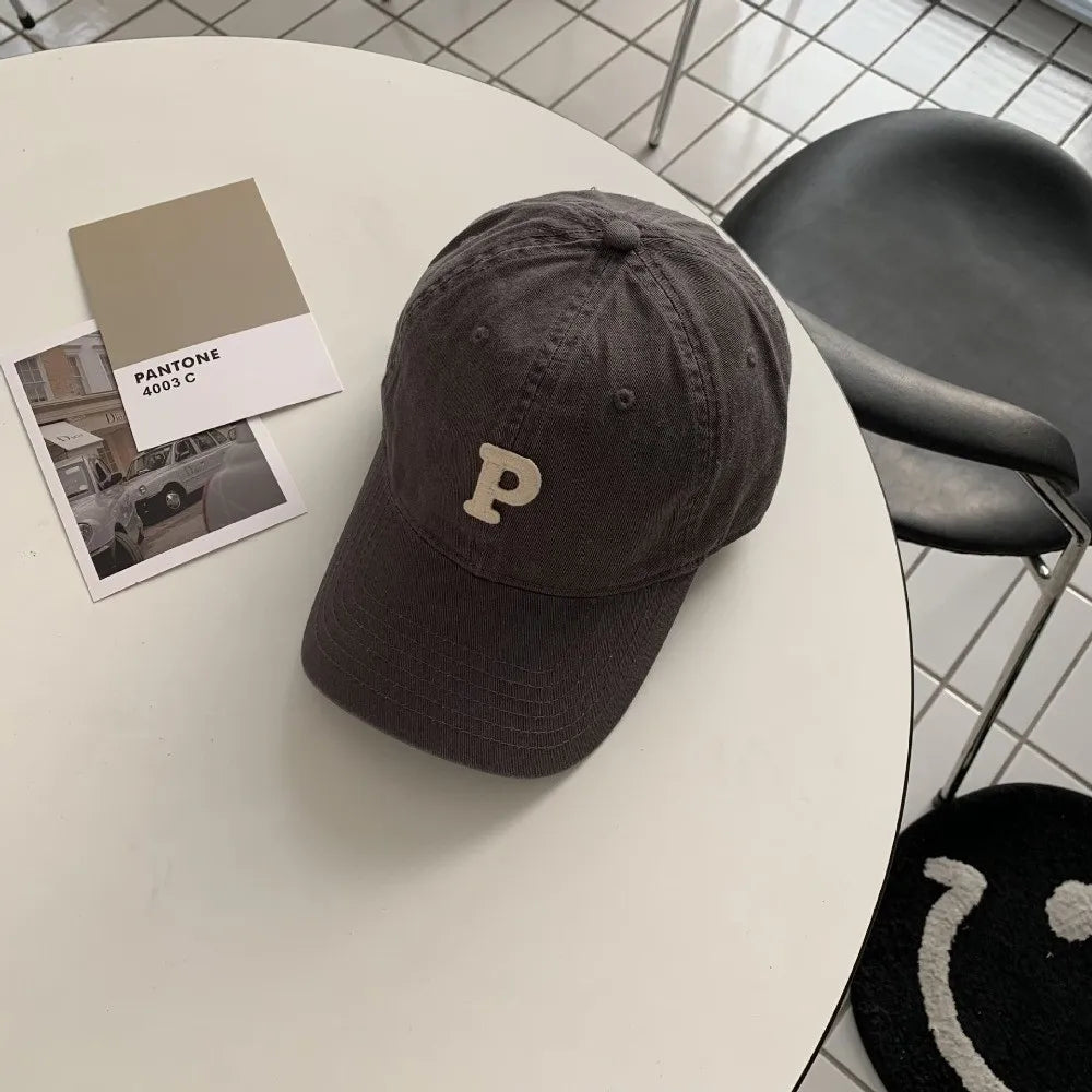 Letter Embroidered Children Baseball Cap