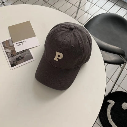 Letter Embroidered Children Baseball Cap