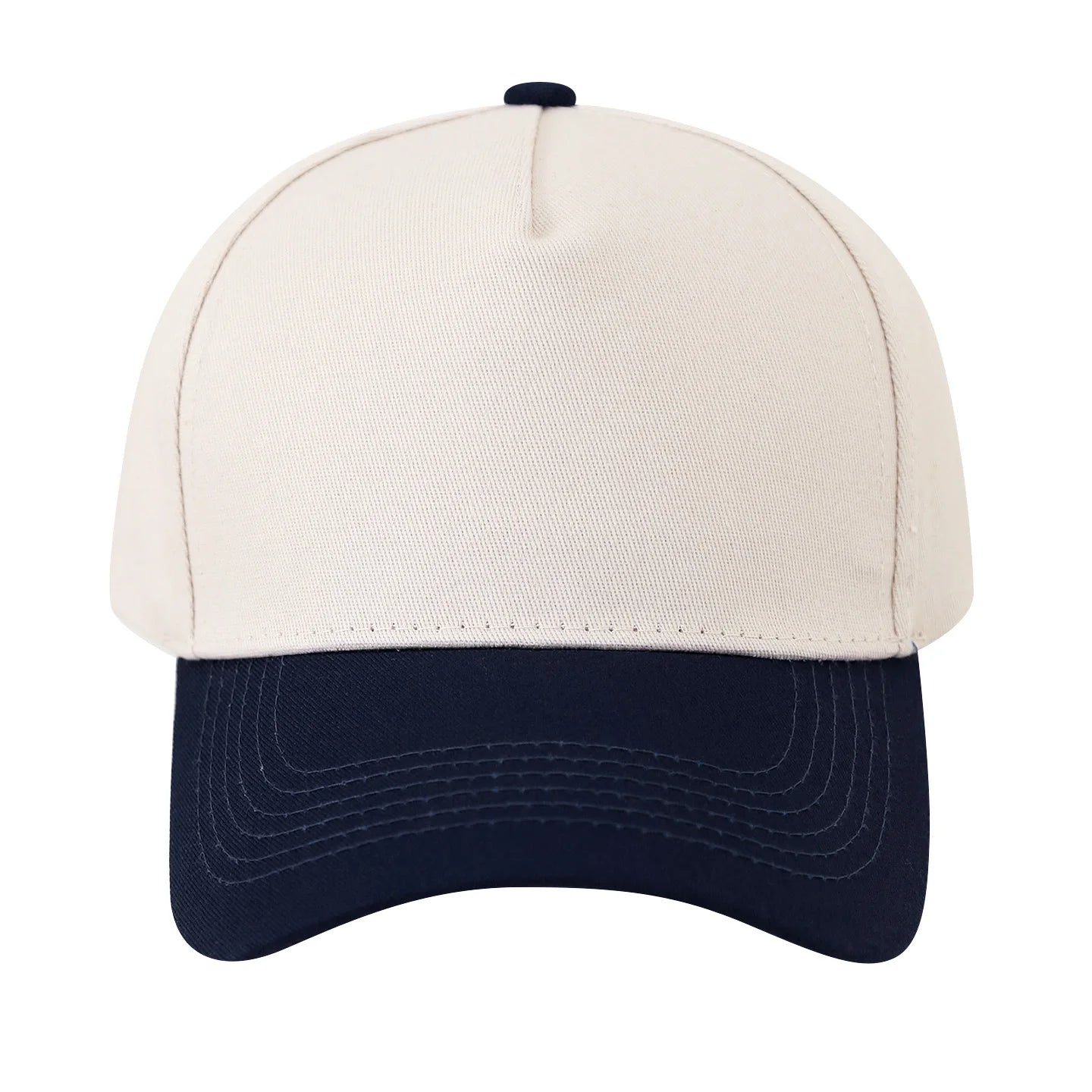 Retro Color Blocked Baseball Cap Outdoor Leisure Sports