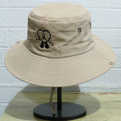 American Bad Bunny Big-Brimmed Sun Hat Men